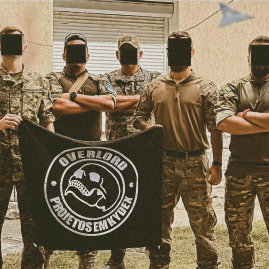 Equipamento Overlord em uso